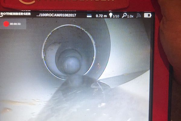 Desatasco usando video inspección